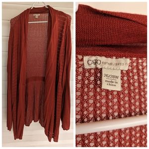 Cato brick cardigan 4x